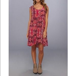 NWT Free People Red Take Me To Thailand Dress